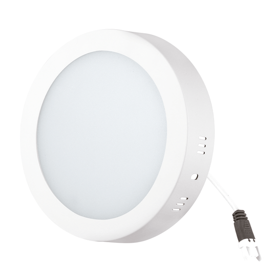 Luminario sobreponer circular LED, Linea ECO, 18 W, luz blanca 6500K*
