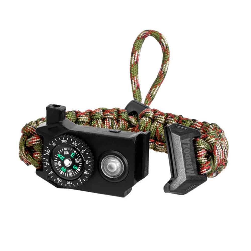 PULSERA PARACORD CAMUFLAJE CON LUZ LED