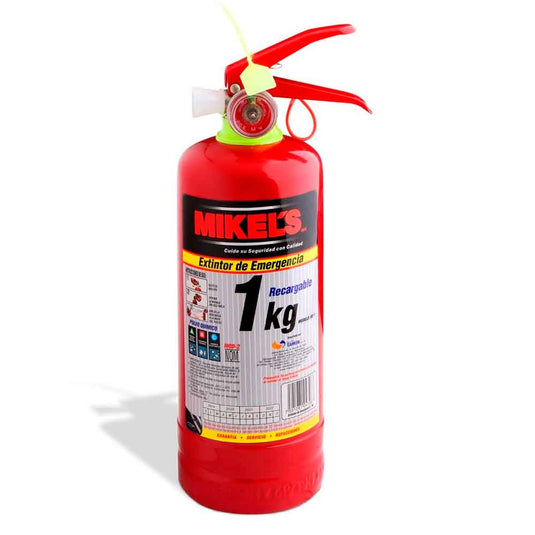 Extintor de emergencia recargable (1 kg)