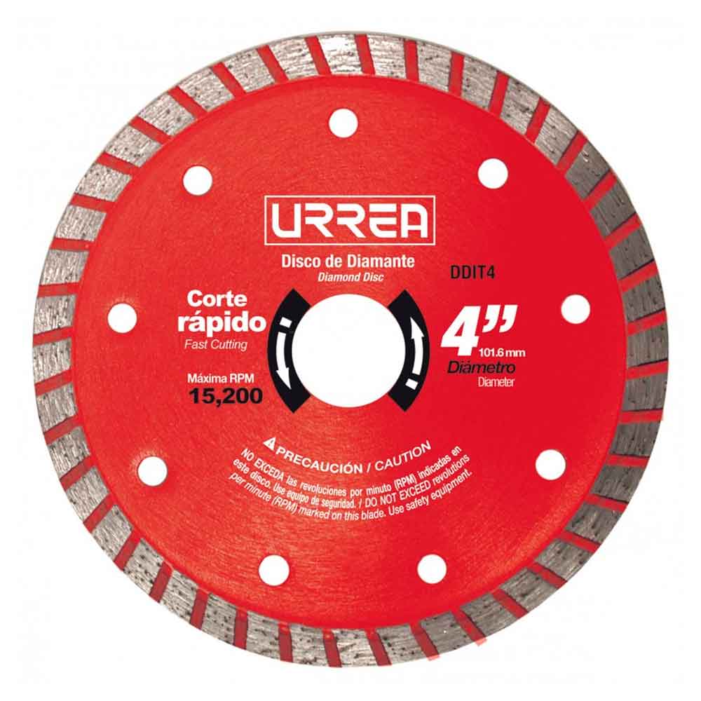 Disco de diamante turbo, 7"