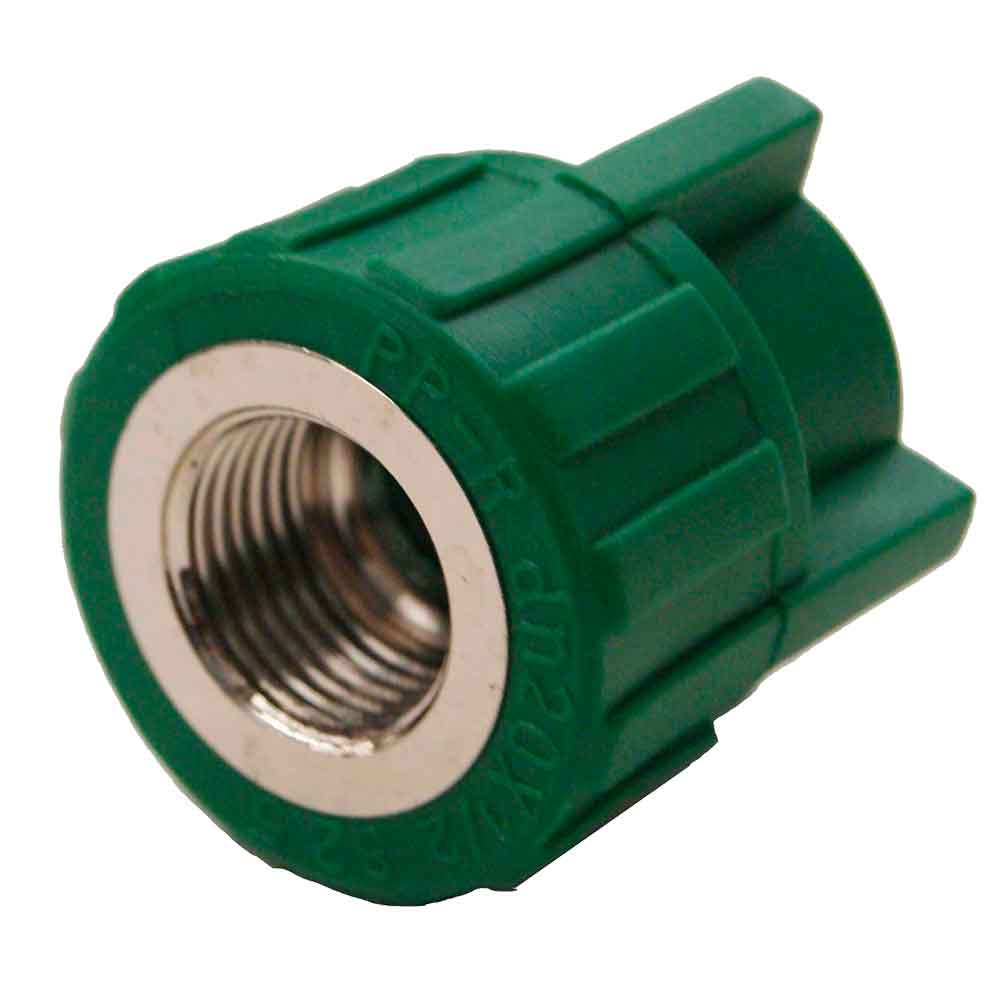 ADAPTADOR PP-R 20 MM ROSCA HEMBRA 1/2"